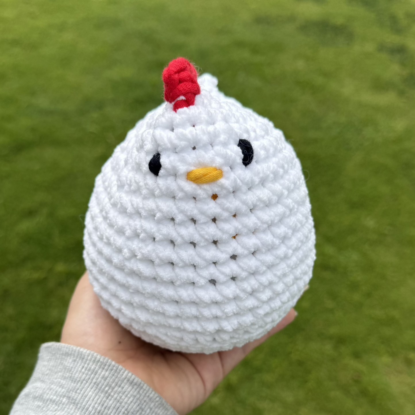 White Crochet Chicken