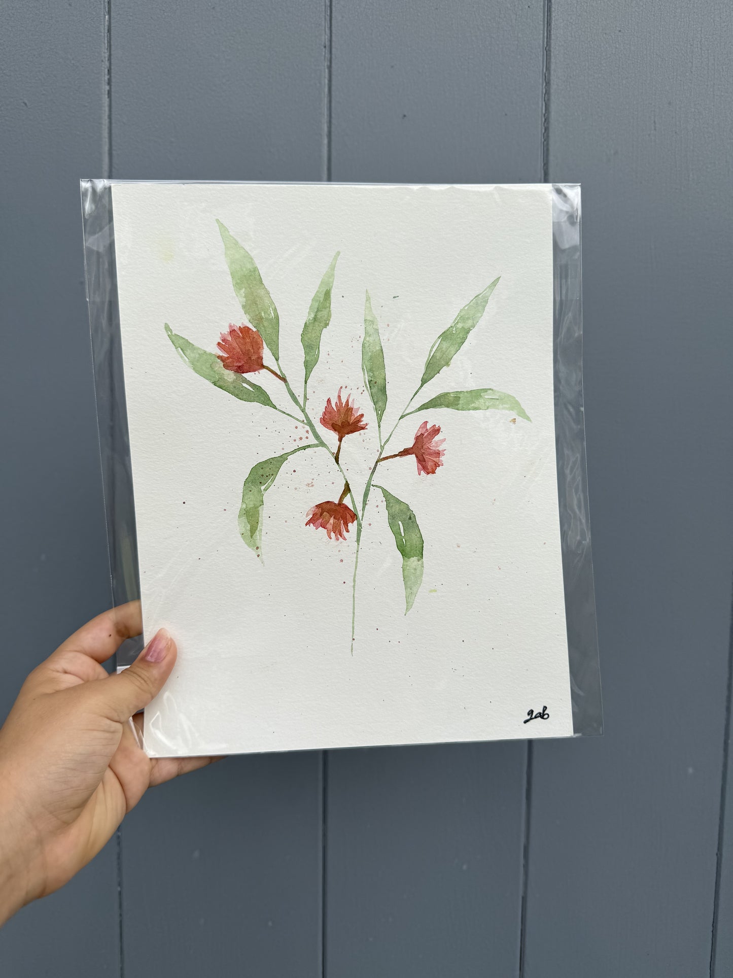Red Flower Painting