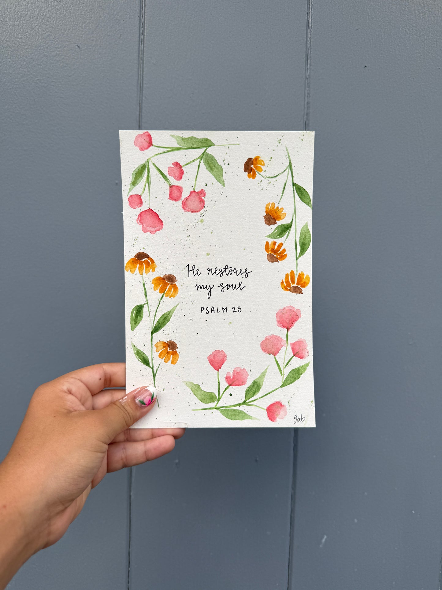 Floral Border Paintings
