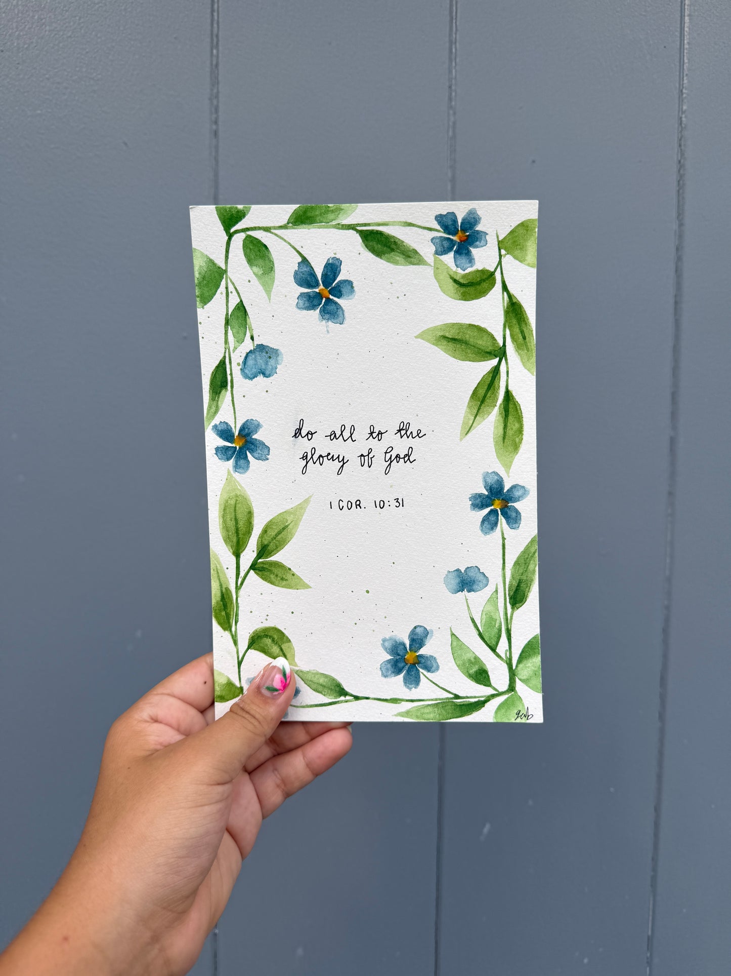 Floral Border Paintings