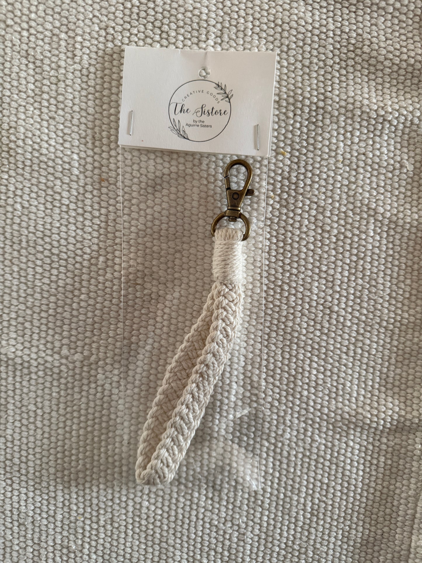 Fall Macrame Keychain