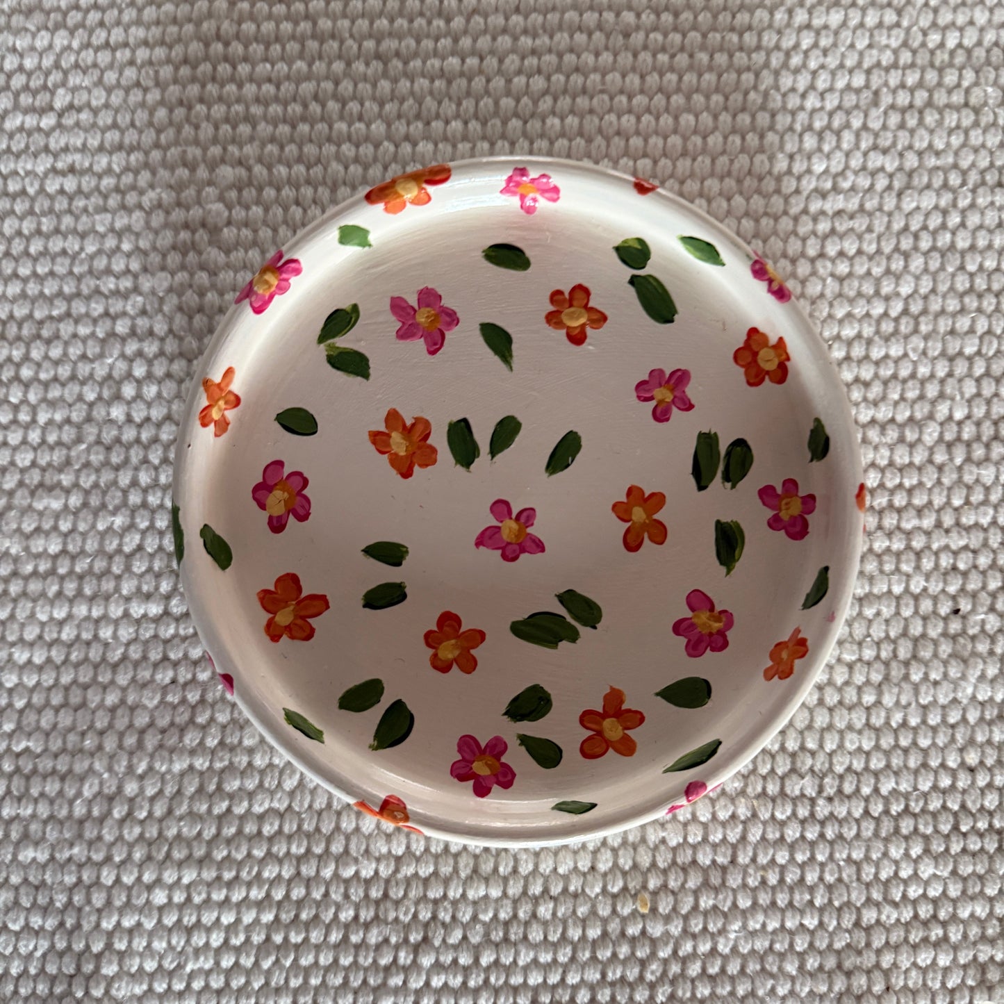 Spring Floral Jewelry Dish