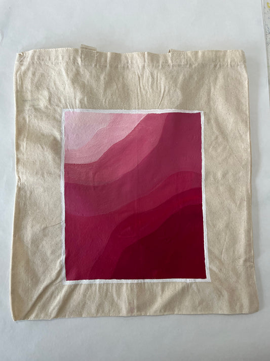 Pink Gradient tote bag