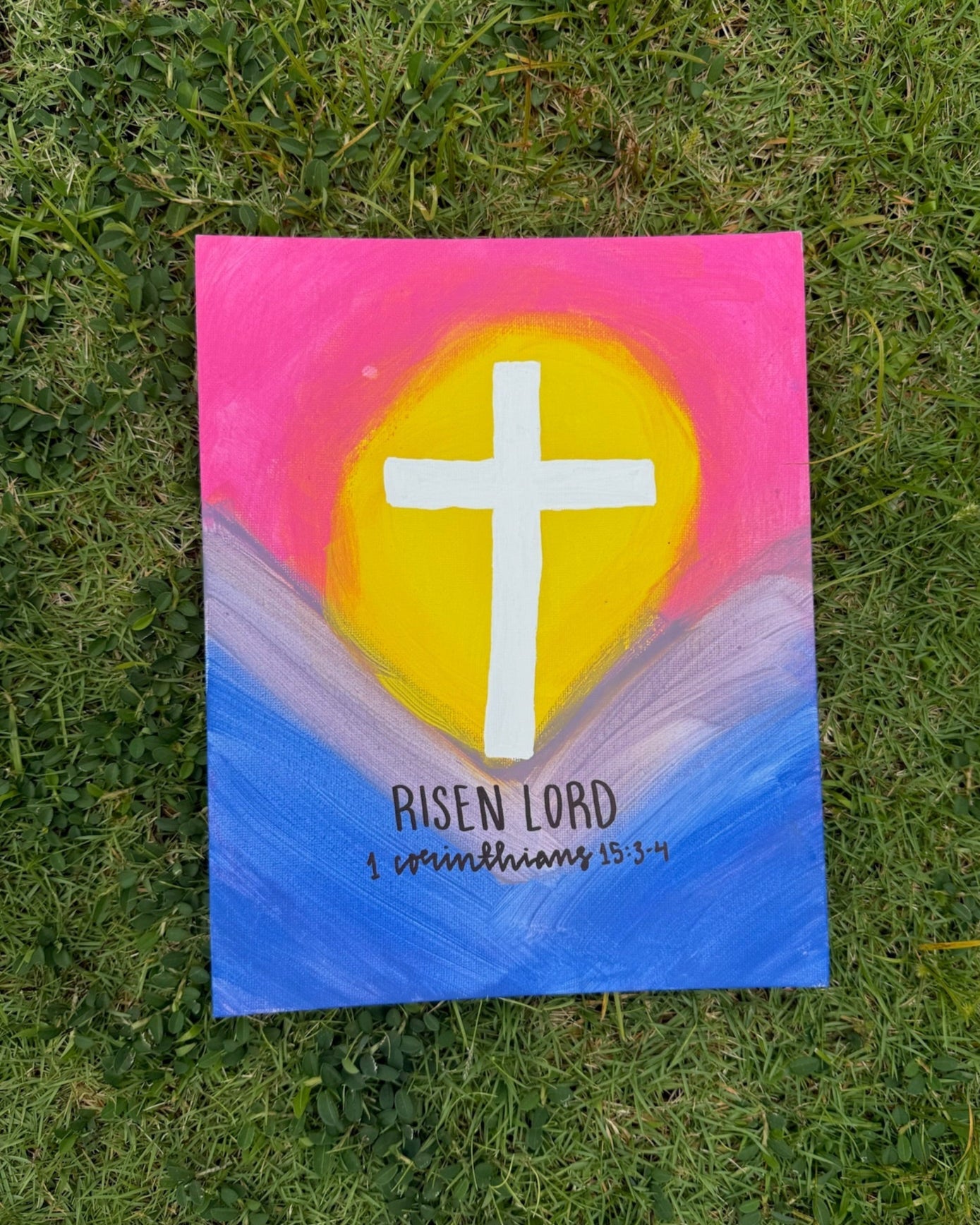 Risen Lord Cross Painting