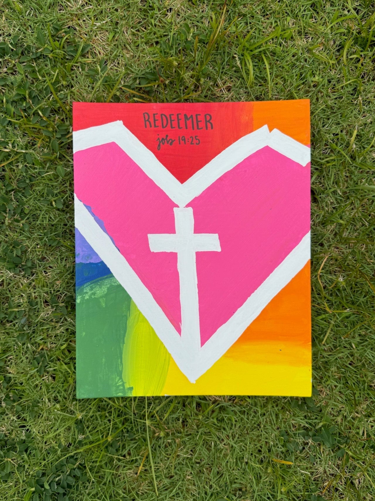 Redeemer Cross Painting