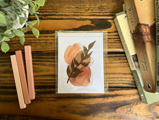 Boho Greeting Cards pack of 4