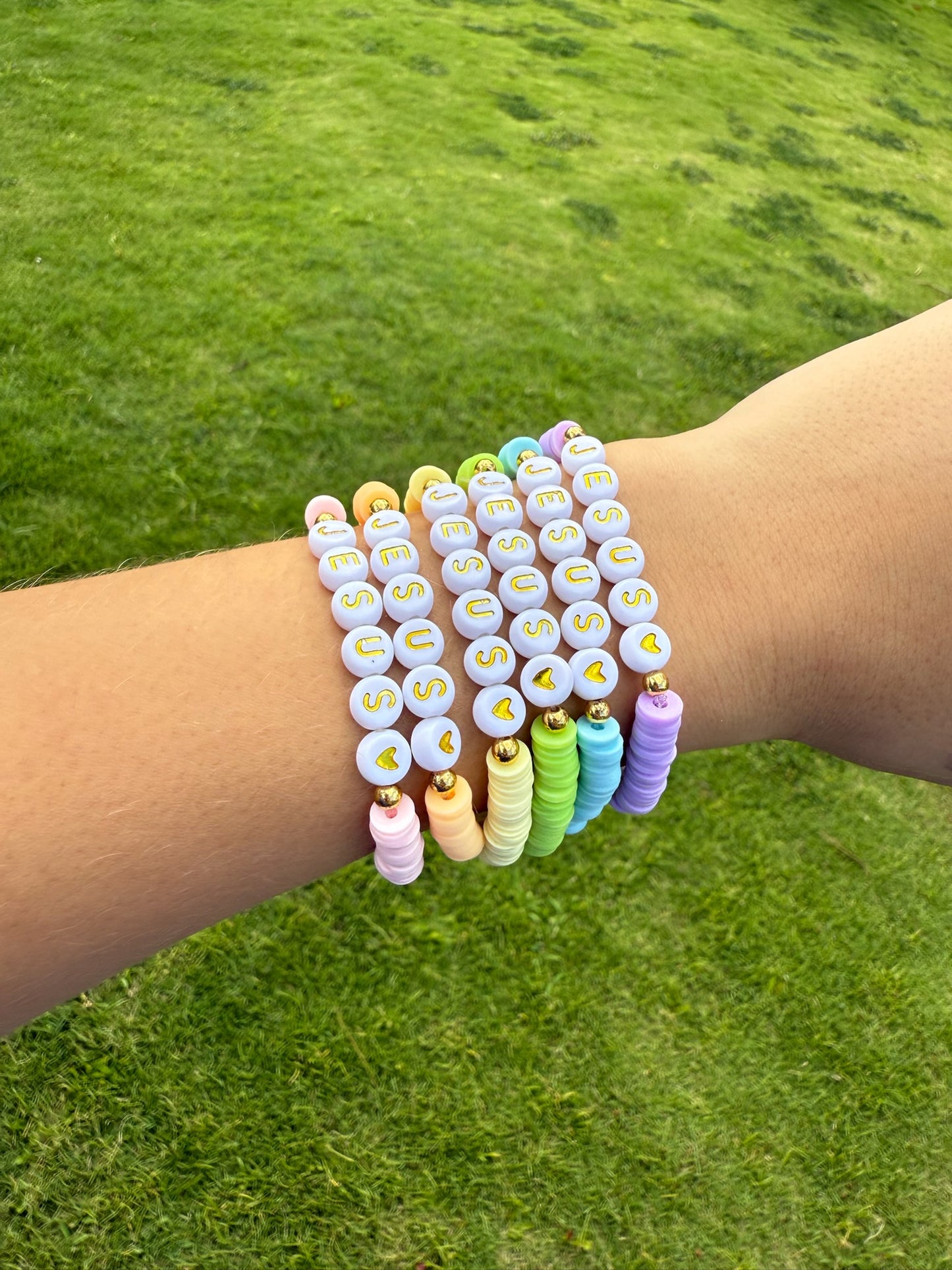 Pastel JESUS Bracelets
