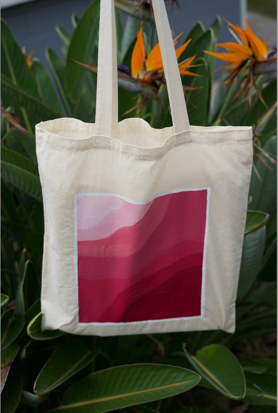 Pink Gradient tote bag