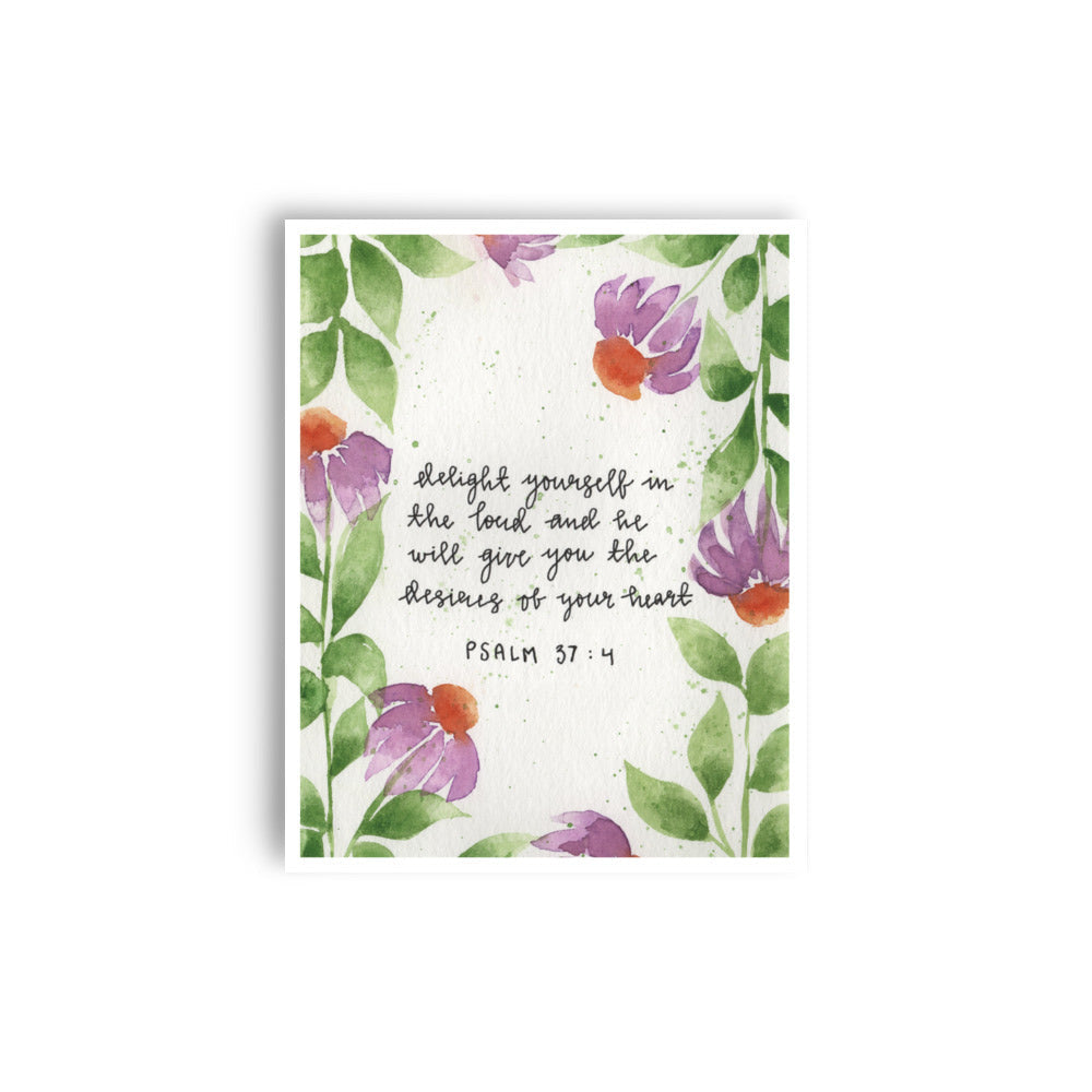 Psalm 37:4 Print