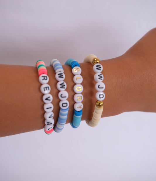 Beaded Bracelet with phrase