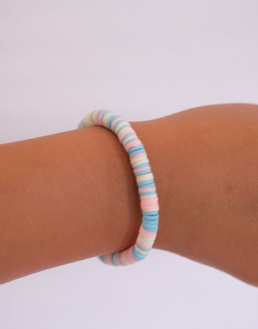 Cotton Candy Beaded Bracelet