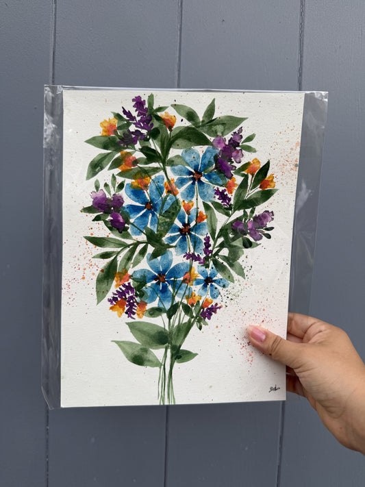 Colorful Bouqet paintings