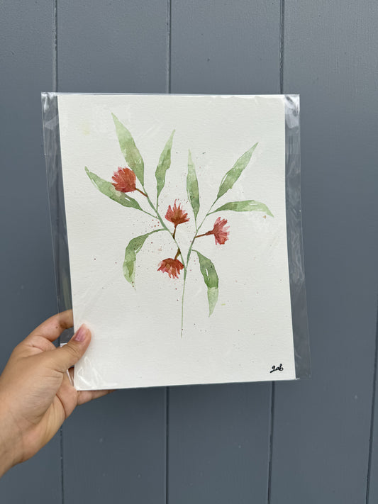 Red Flower Painting