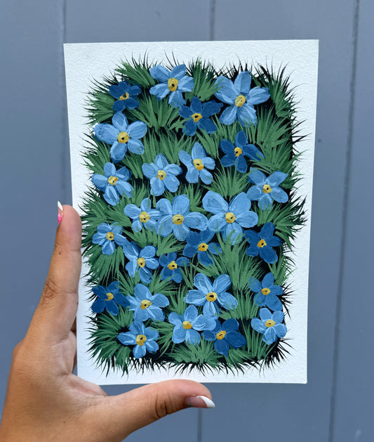 Gouache Floral Paintings