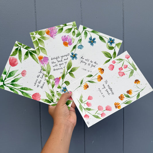 Floral Border Paintings