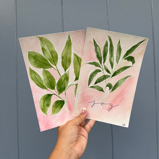 Leaf Paintings