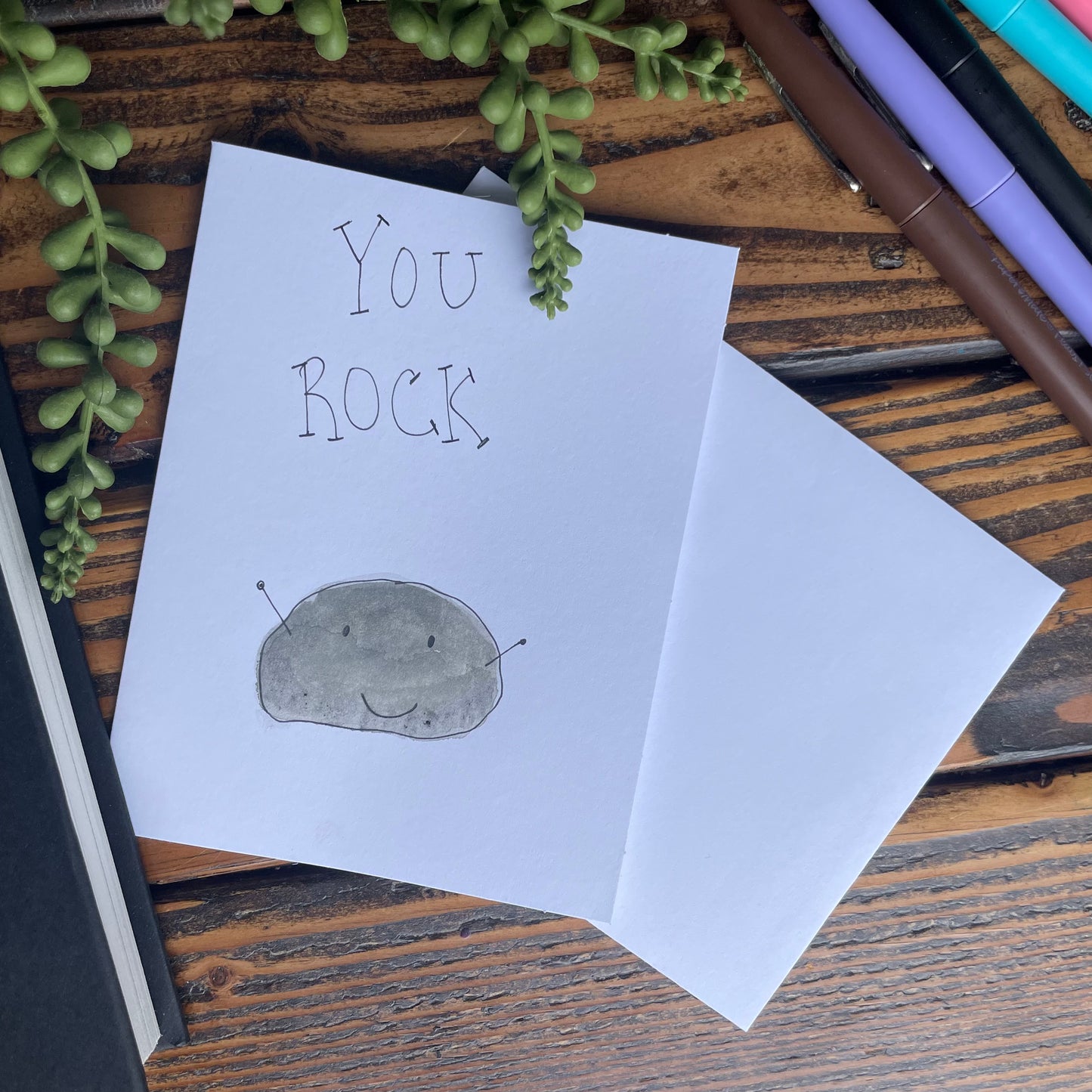 YOU ROCK greeting card