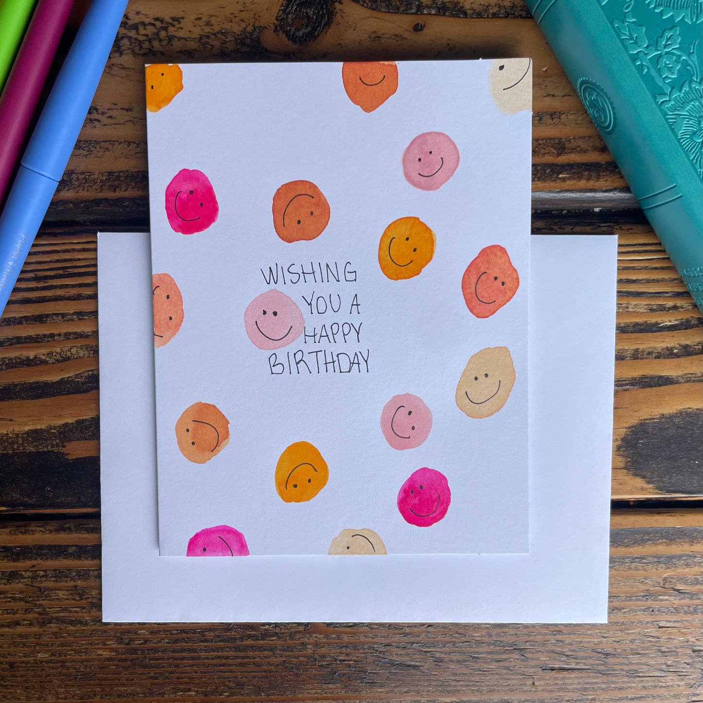 Smiley Face birthday card