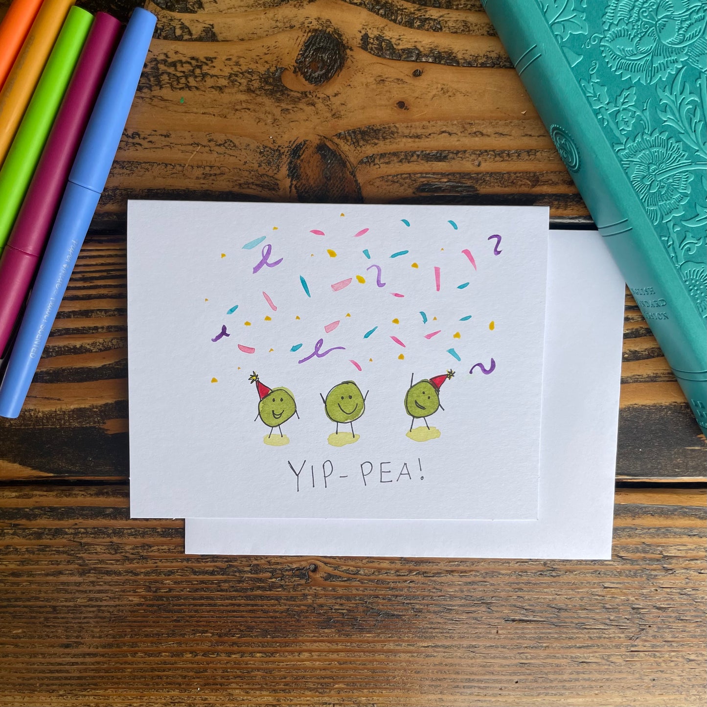 YIP-PEA Birthday card