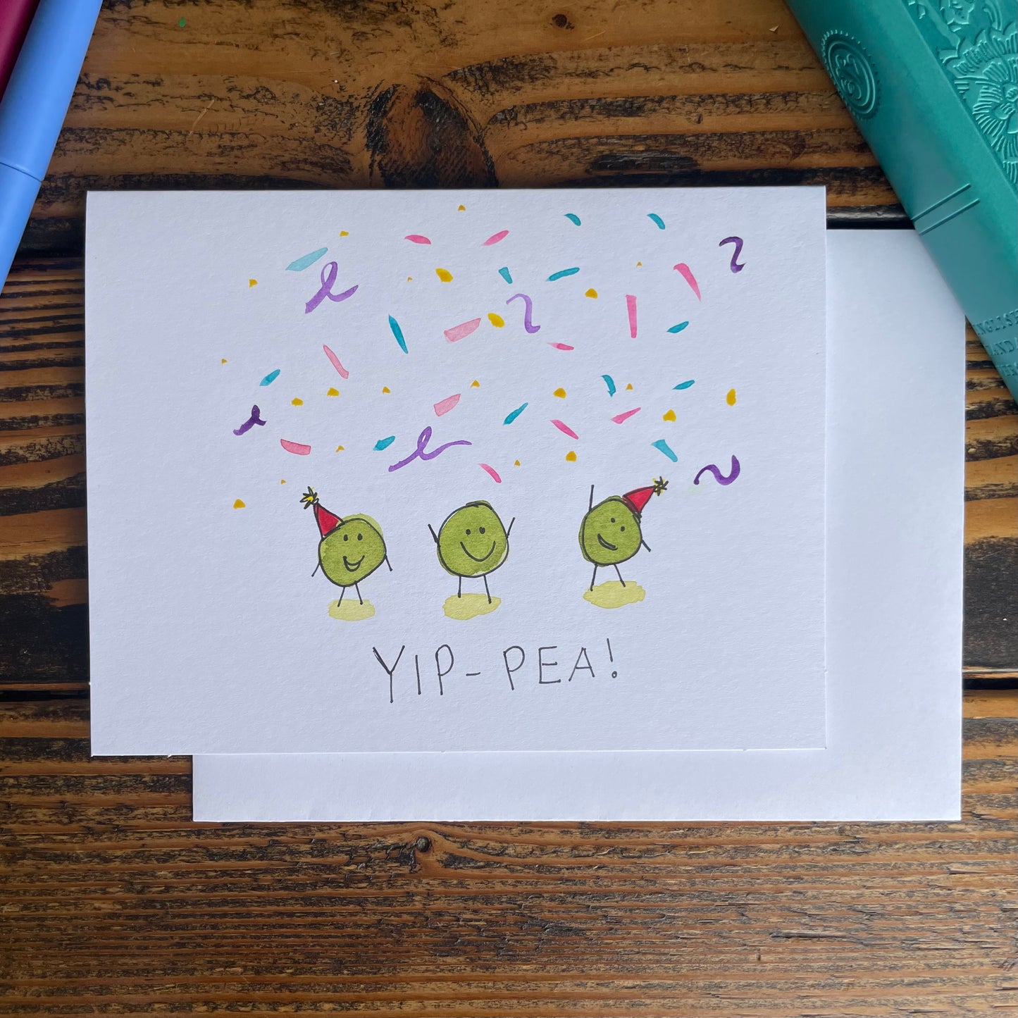 YIP-PEA Birthday card