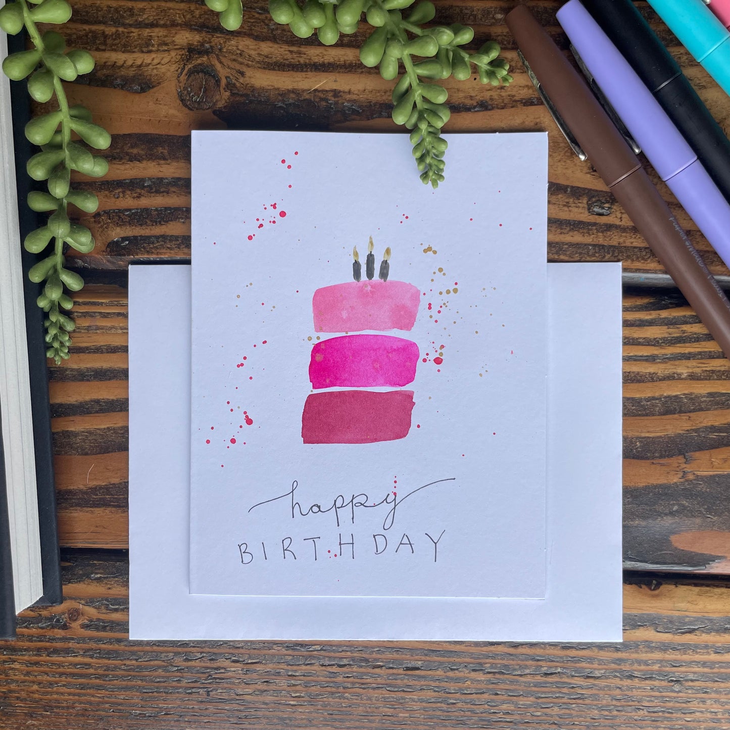 HAPPY BIRTHDAY greeting card