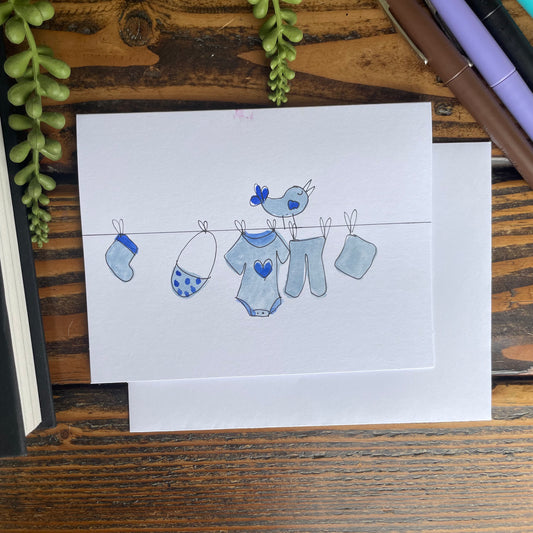 Baby Boy Card
