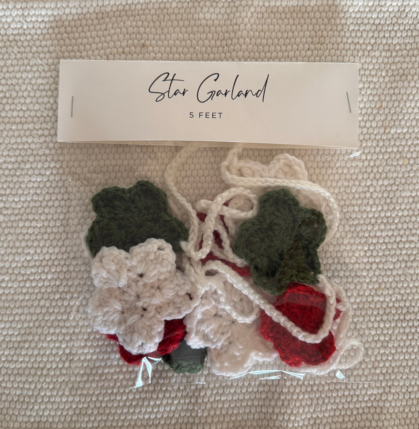 Crochet Star Garland