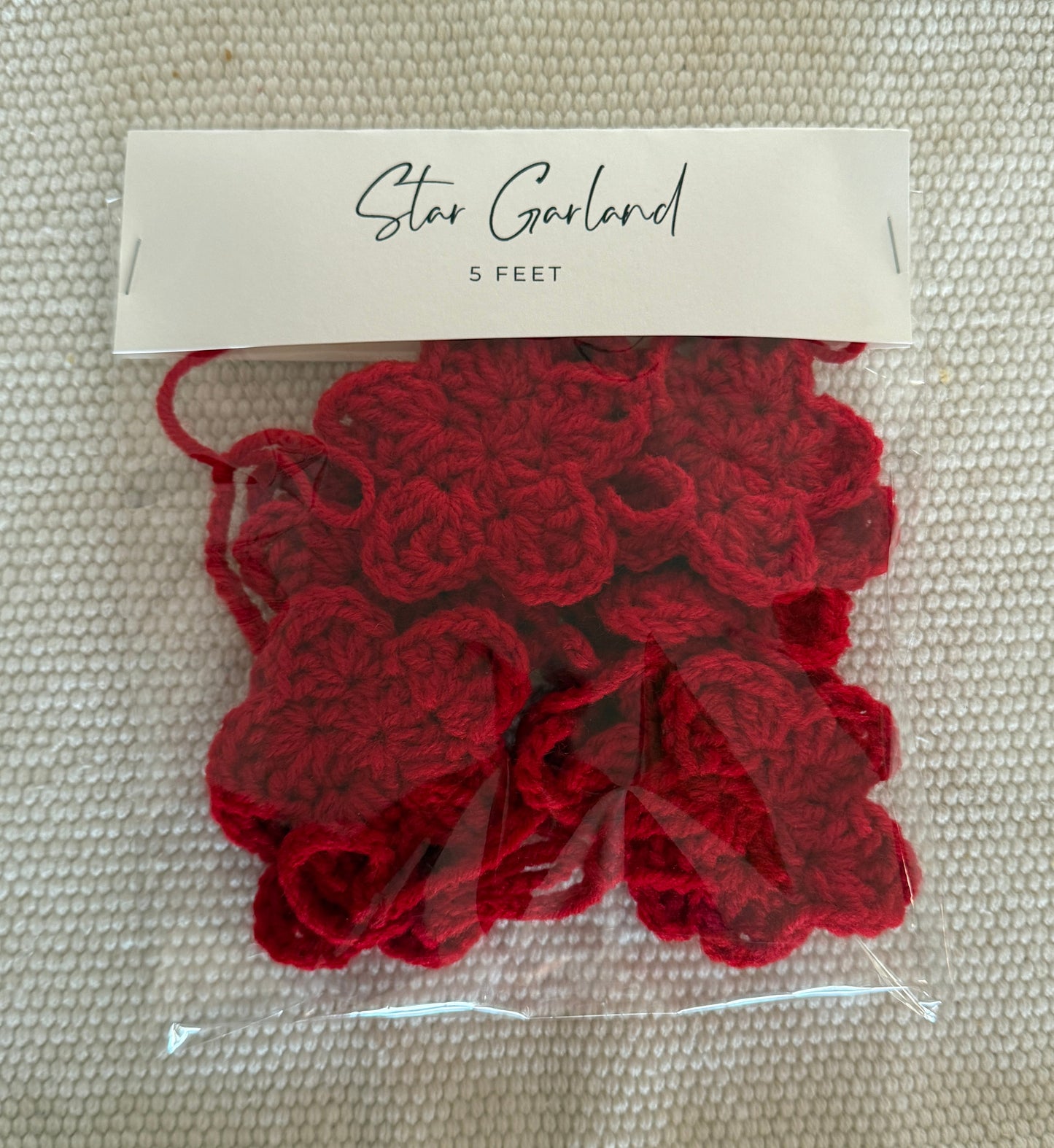 Crochet Star Garland