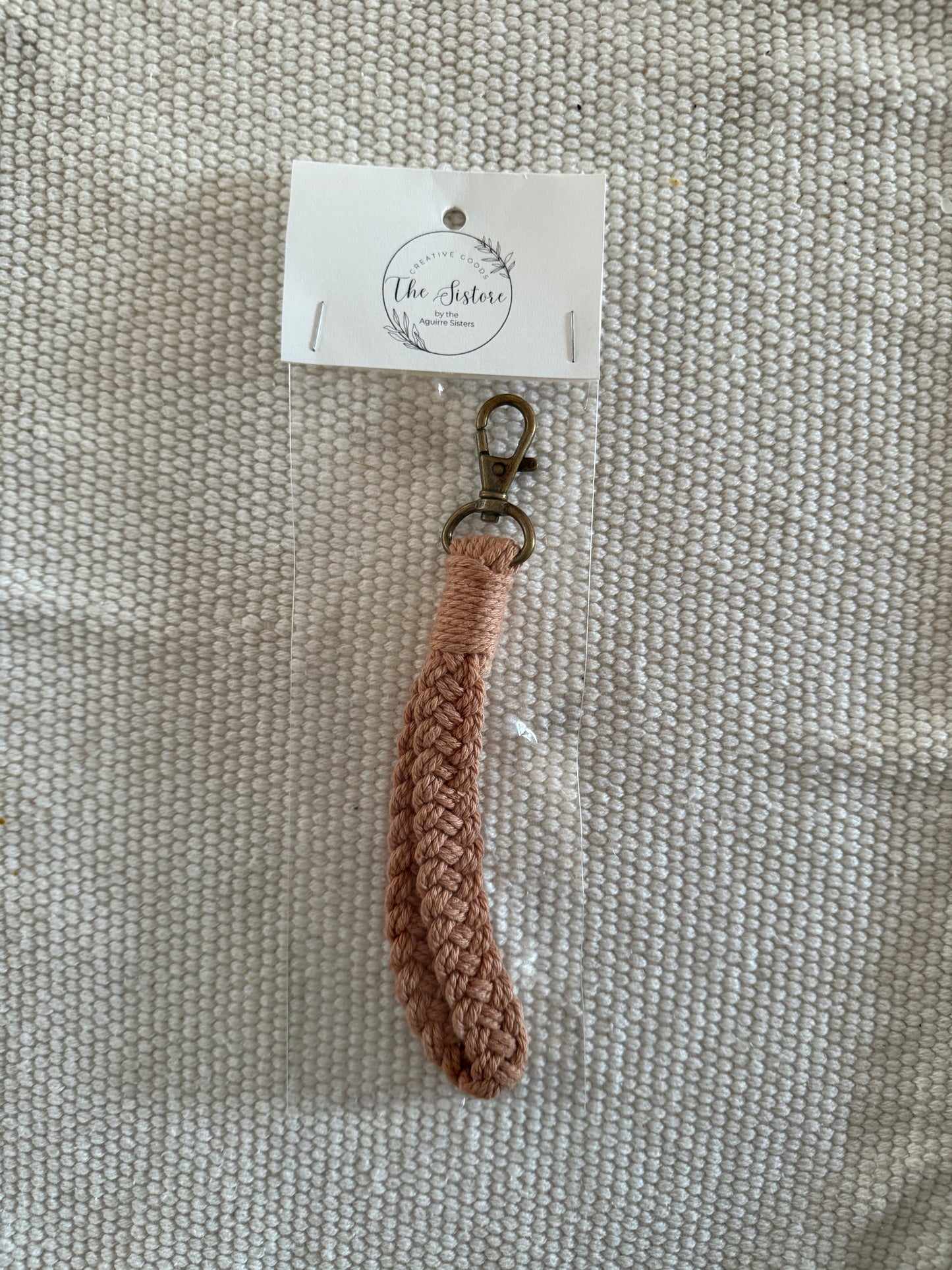 Fall Macrame Keychain