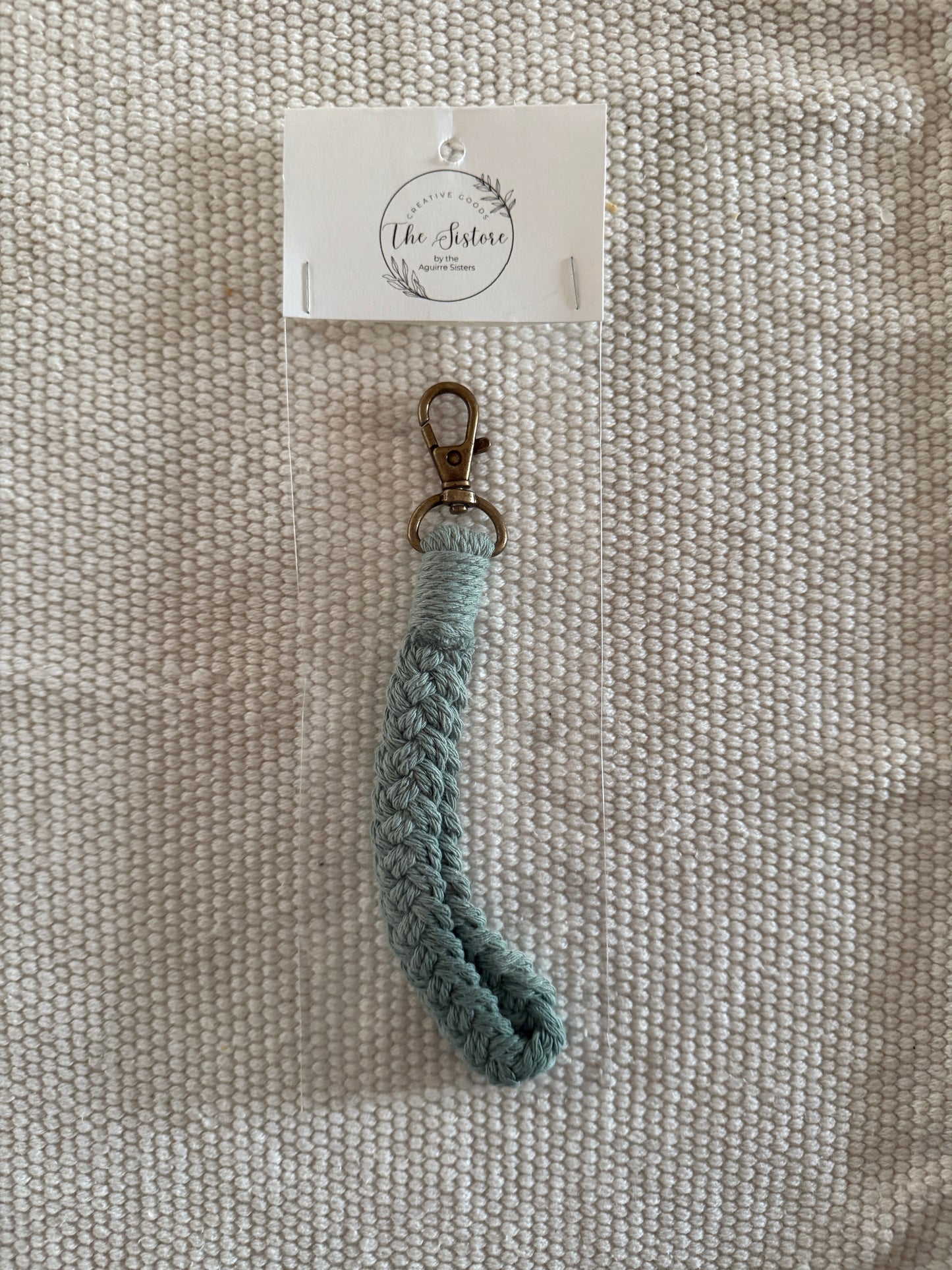 Fall Macrame Keychain