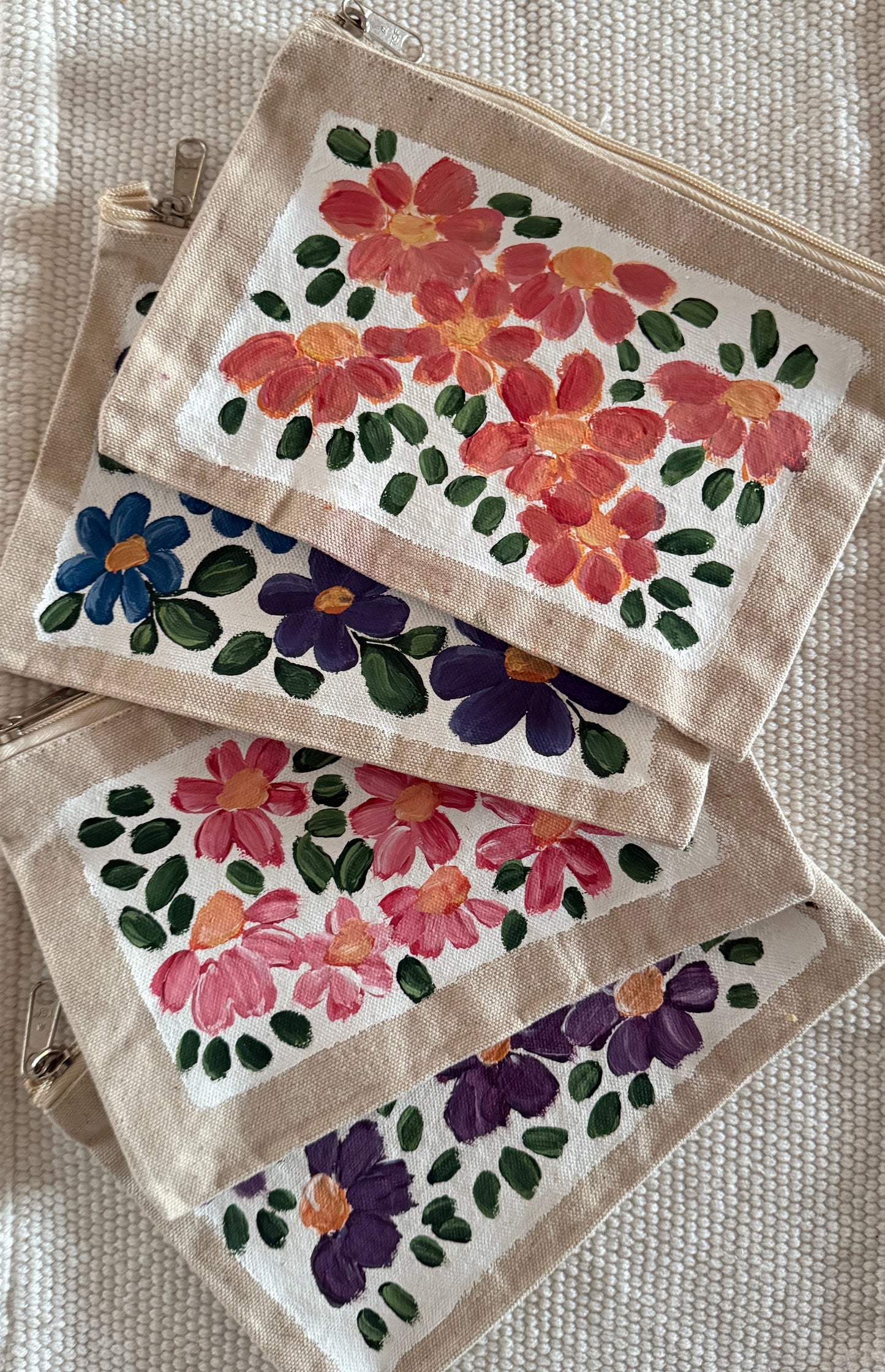 Flower Pencil Pouches