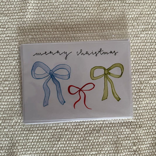 Bow Greeting cards