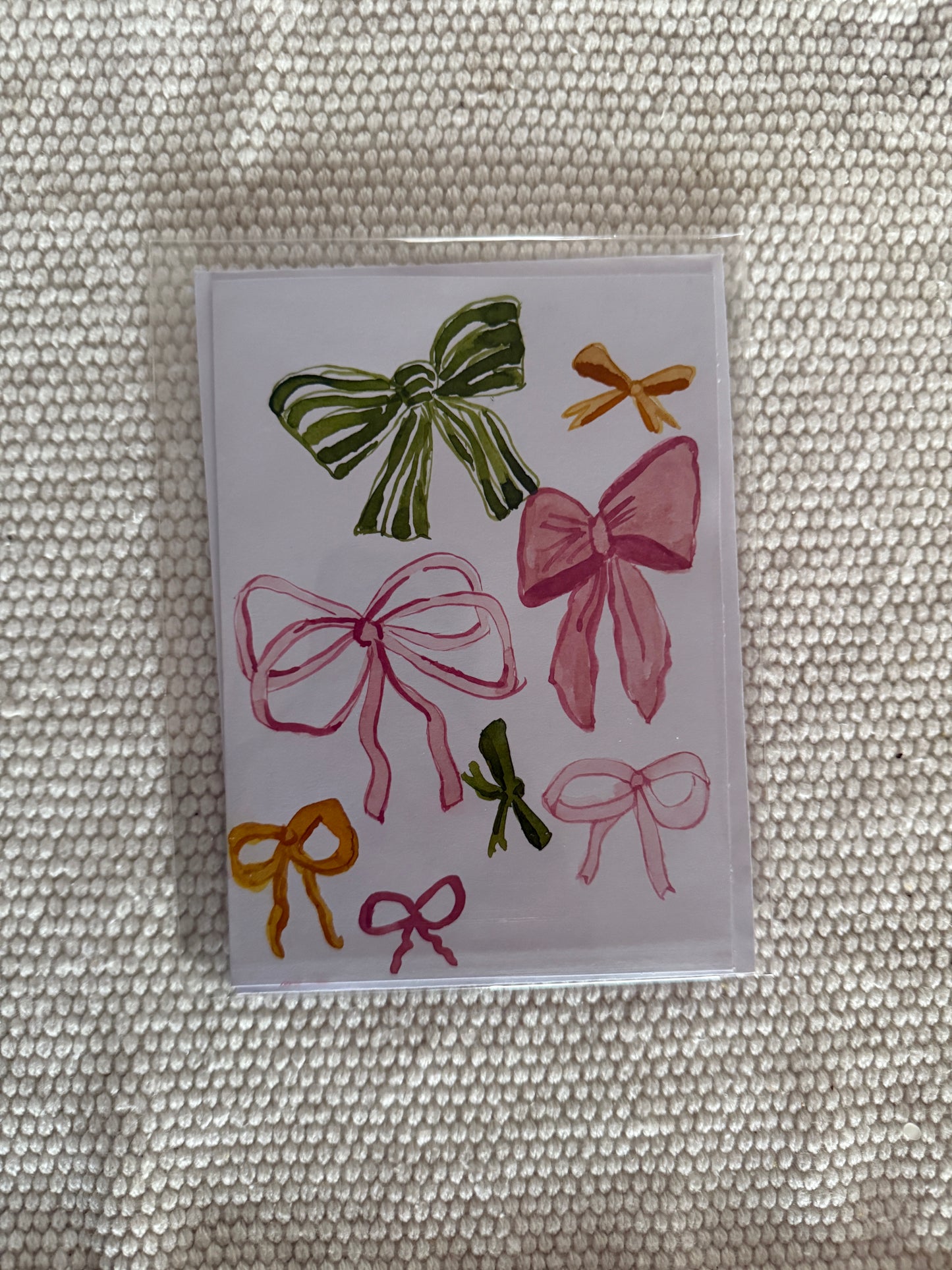 Bow Greeting cards