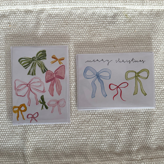 Bow Greeting cards