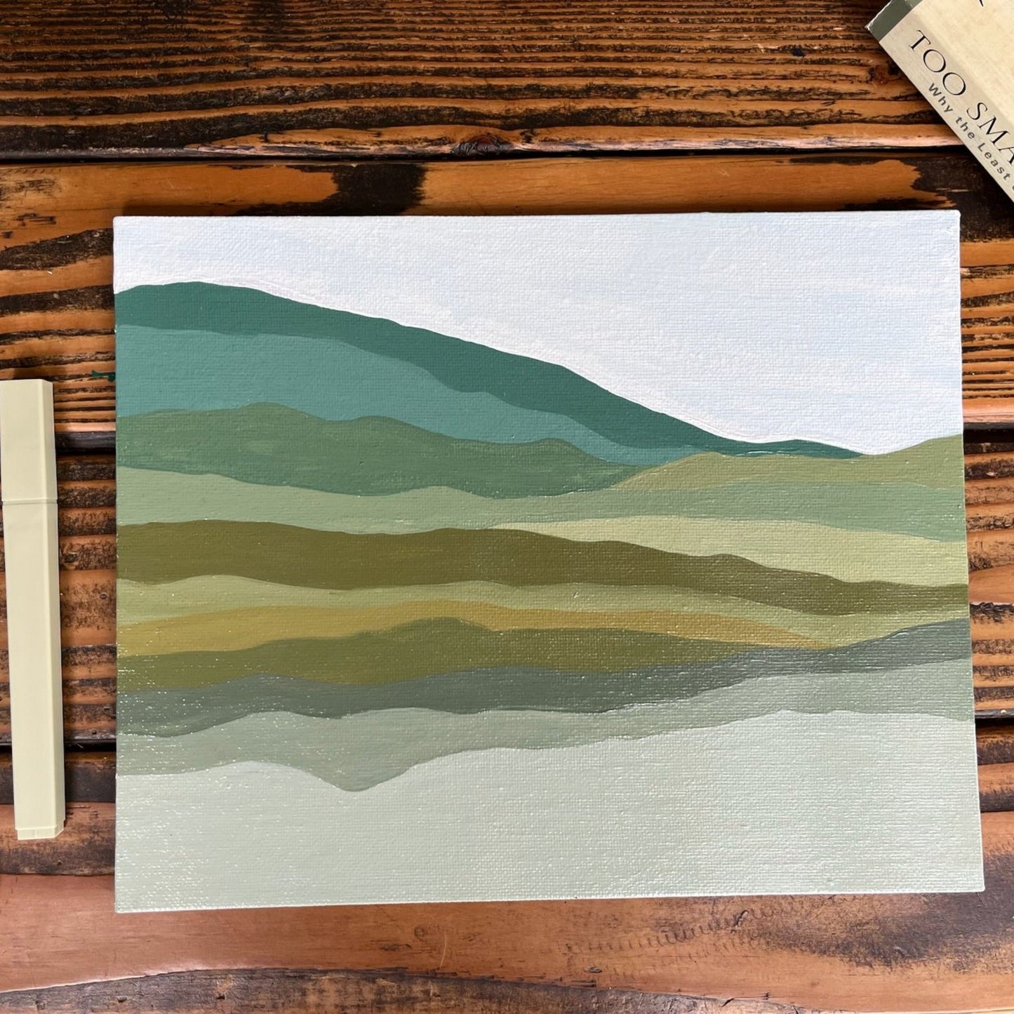 Green Mountain Painting #2