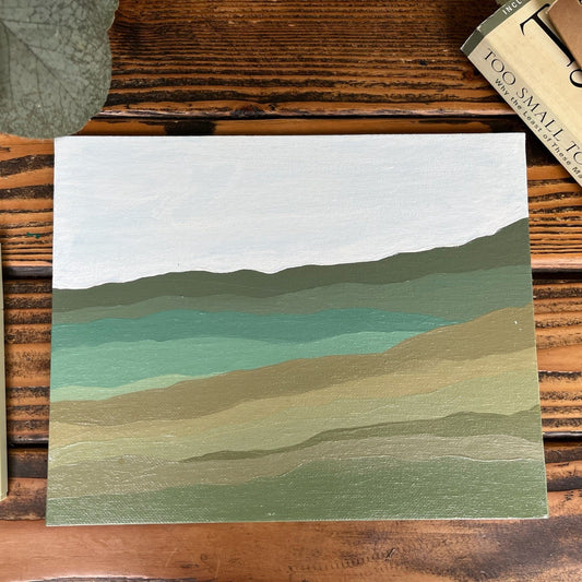 Green Mountain Painting #1