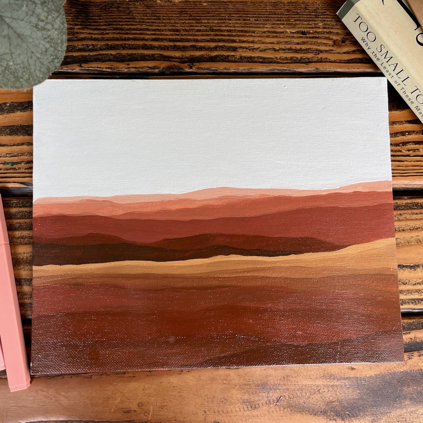 Rustic Mountain Painting #1