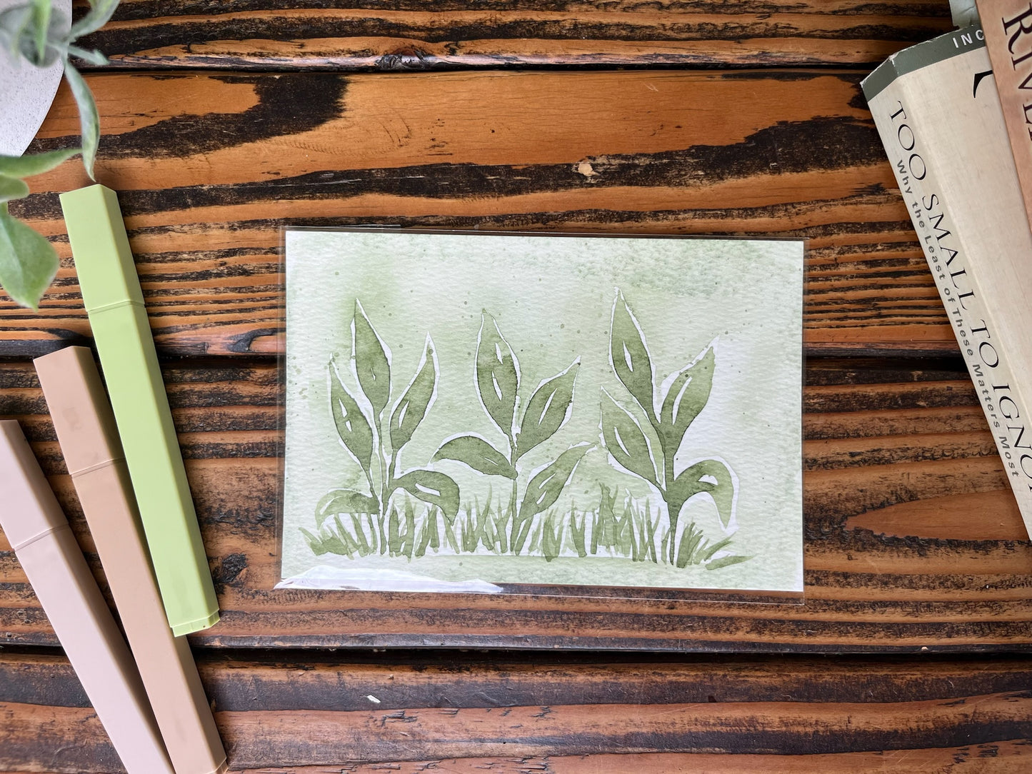 Green Leaf Paintings