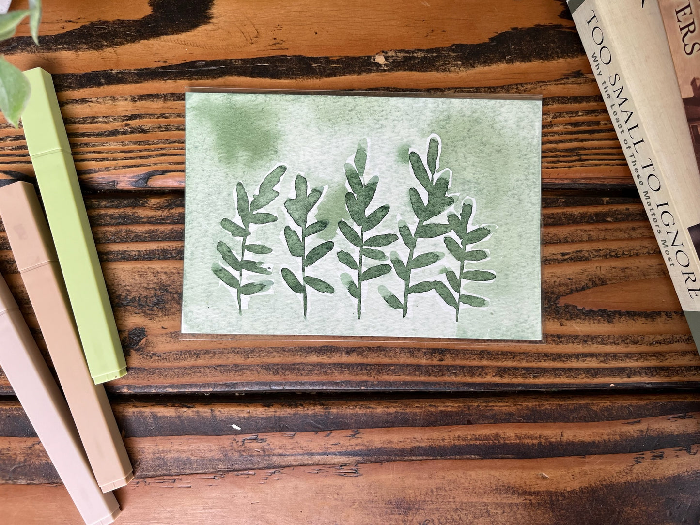 Green Leaf Paintings