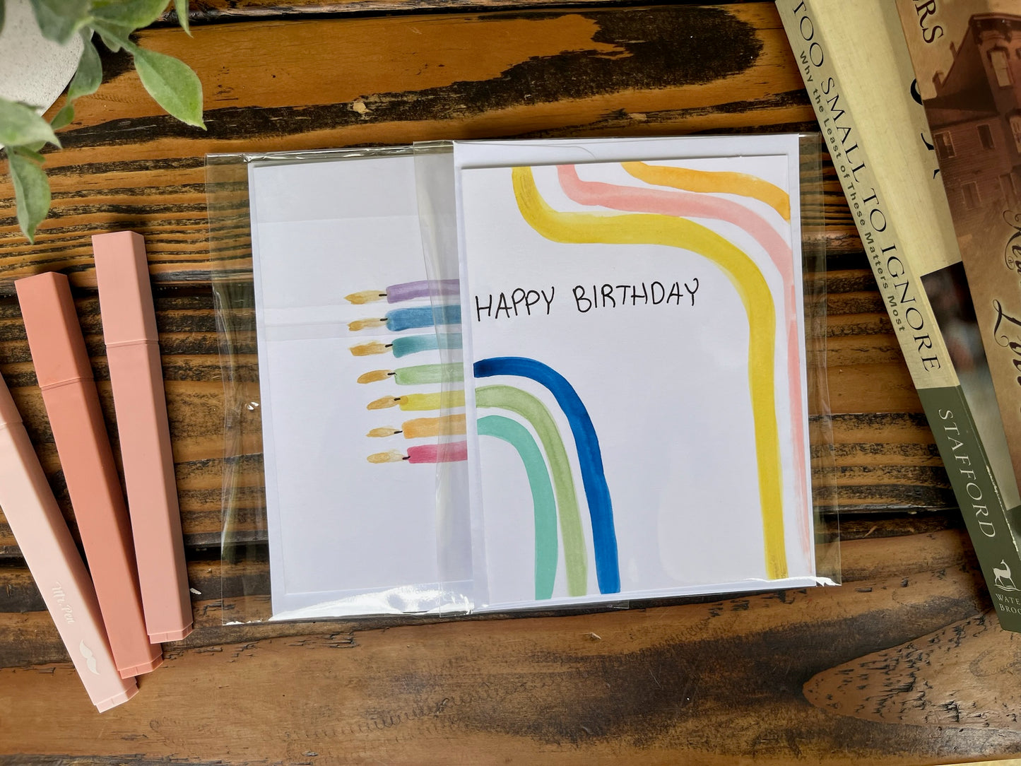 Birthday cards set of 3