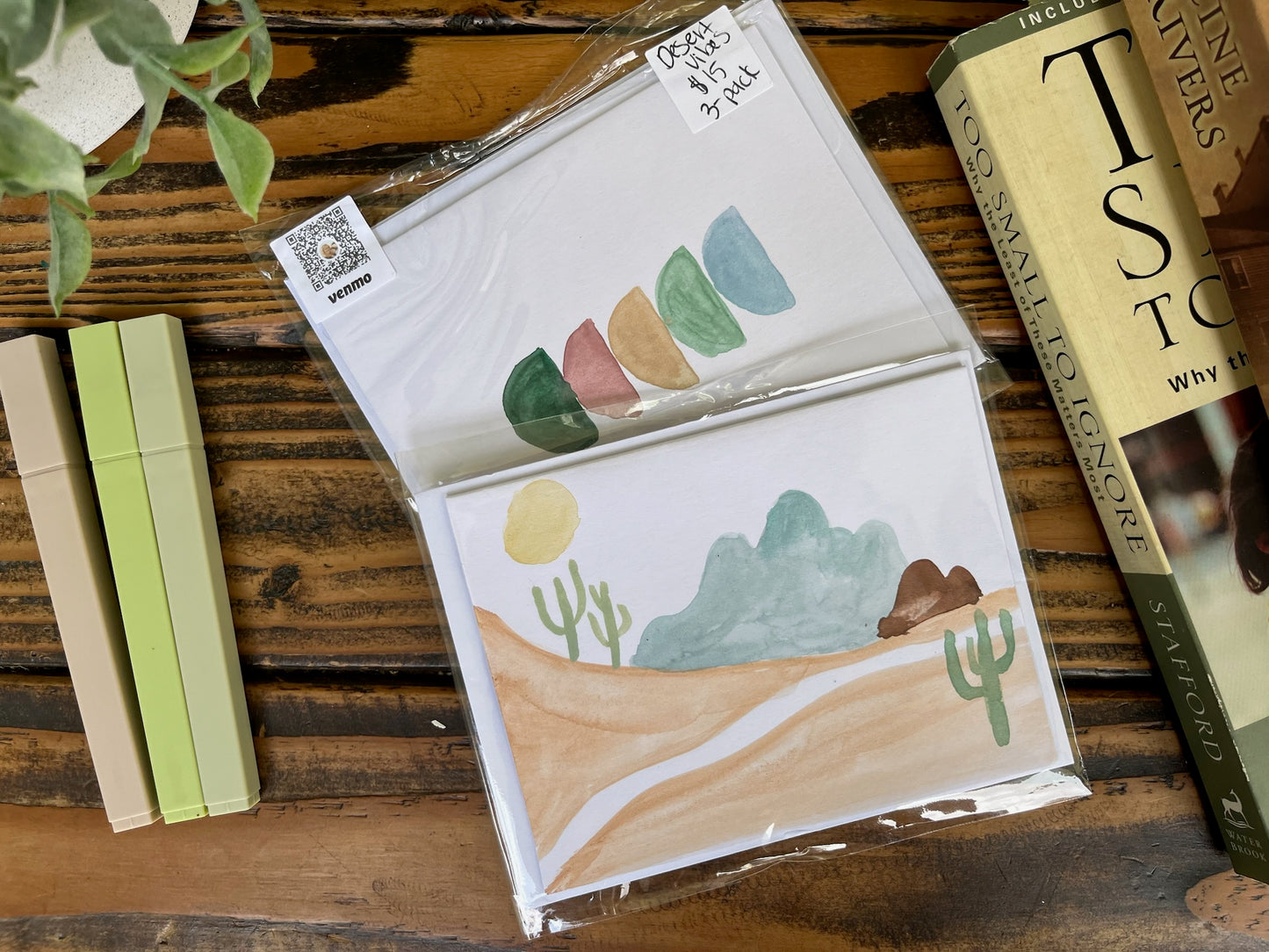 Desert Vibes cards set of 3