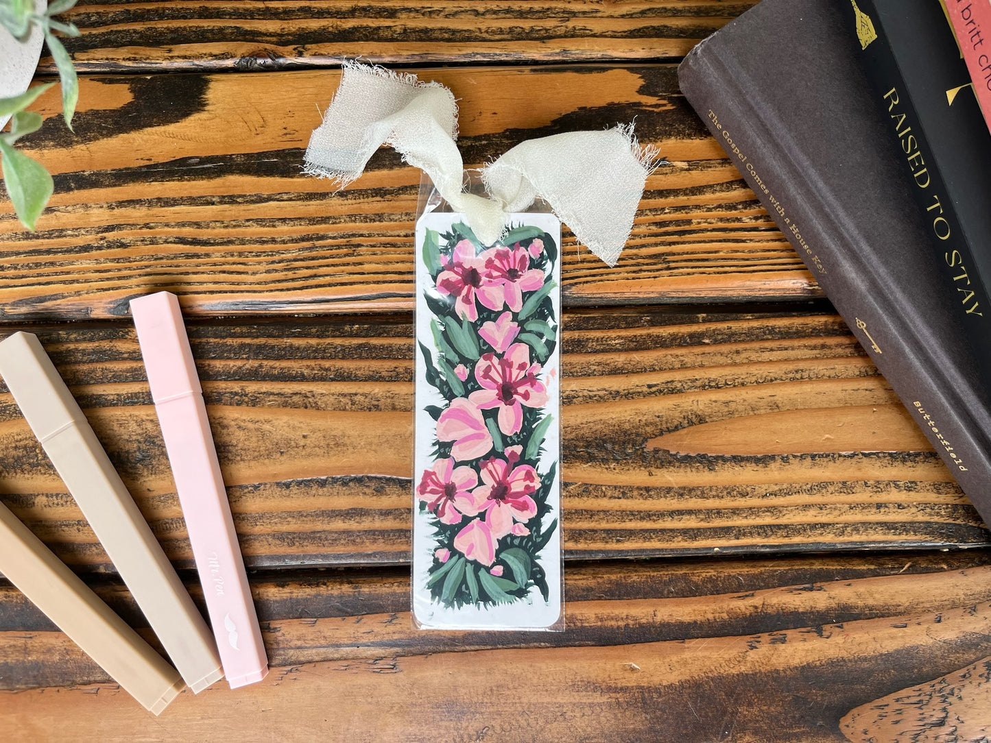 Floral bookmarks set of 2