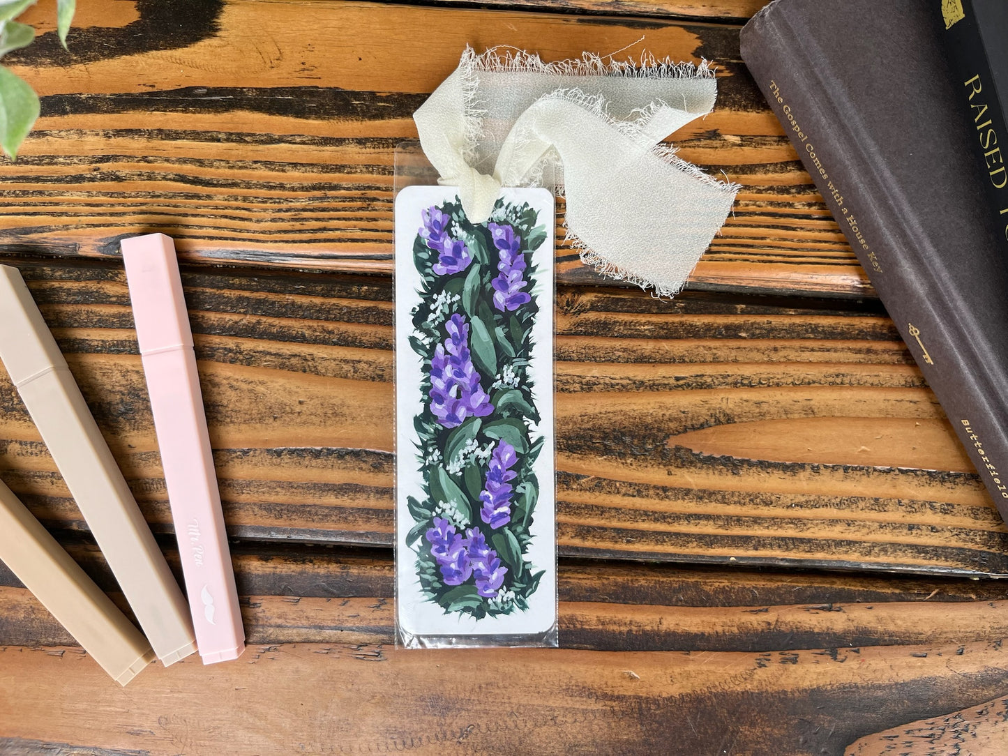 Floral bookmarks set of 2