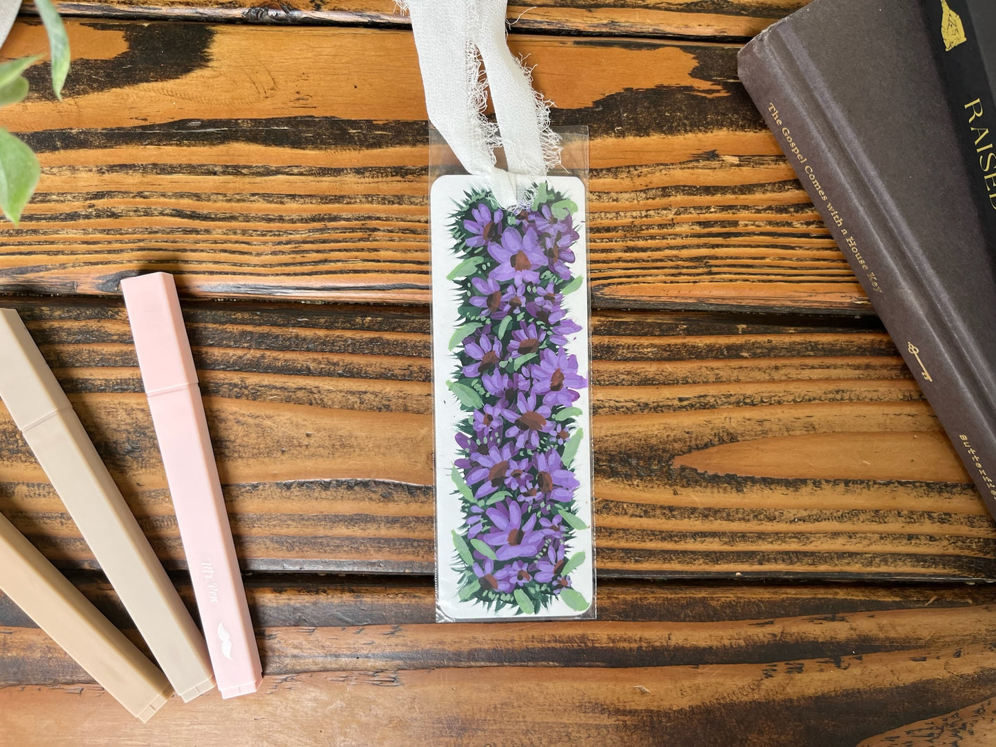 Floral bookmarks set of 2