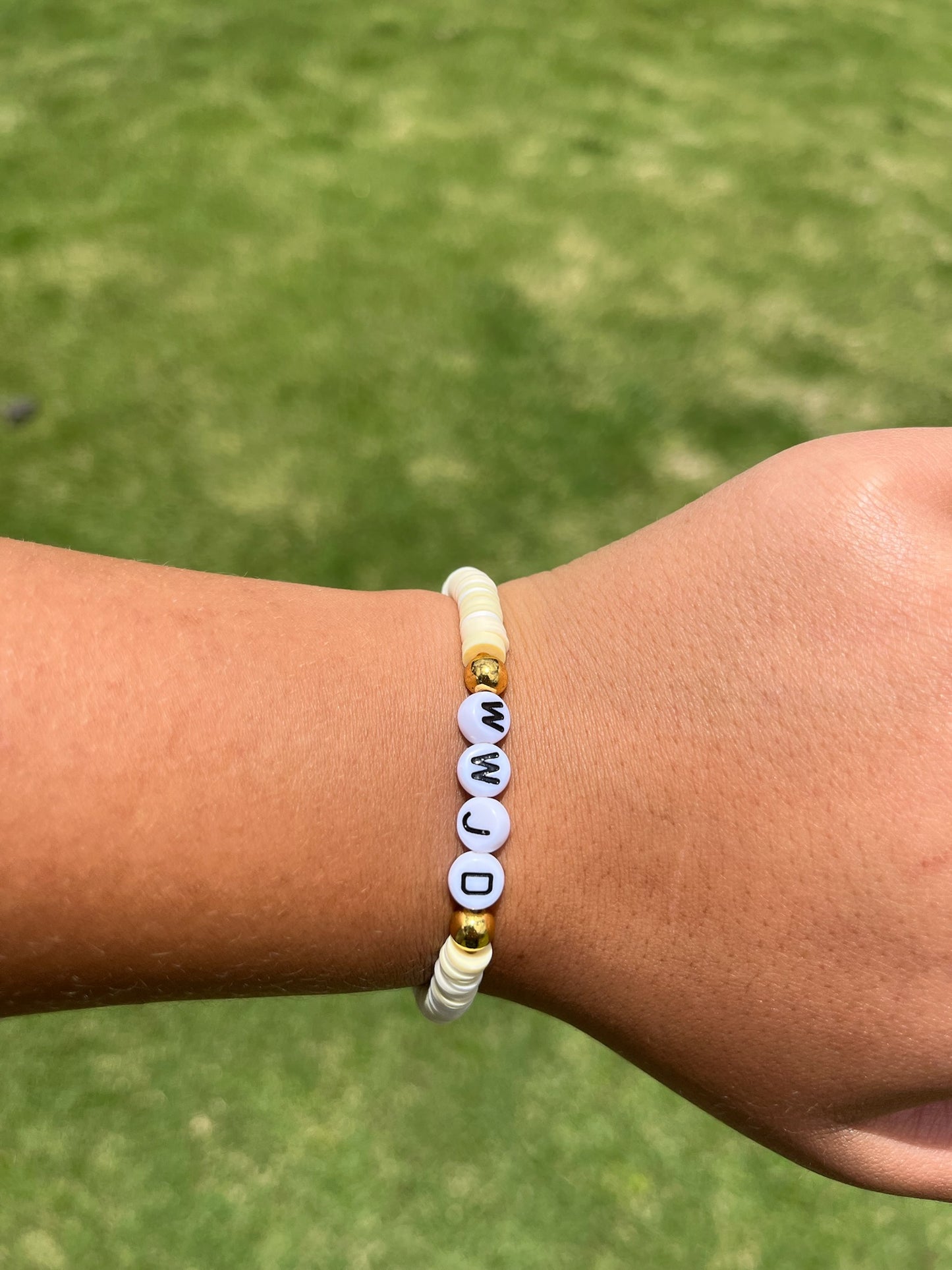 Beaded Bracelet with phrase