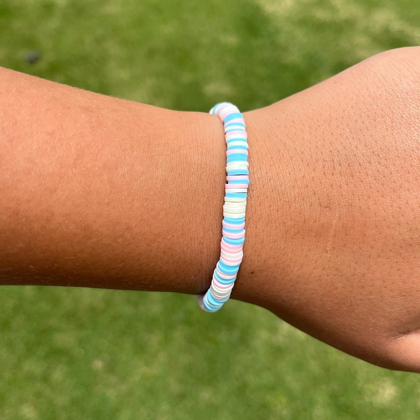 Cotton Candy Beaded Bracelet