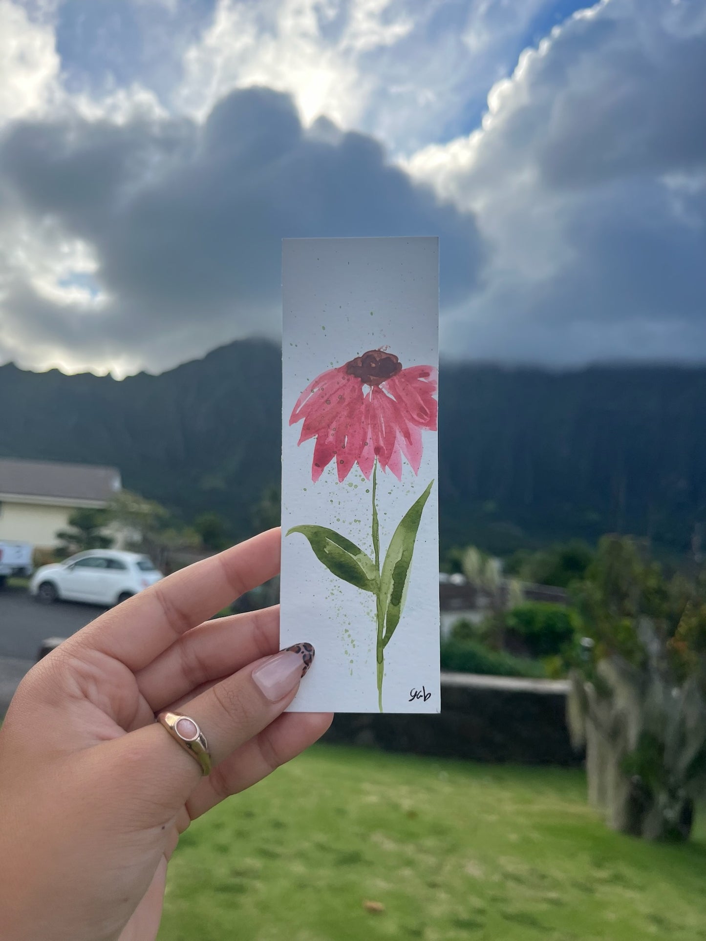 Summer Floral bookmarks