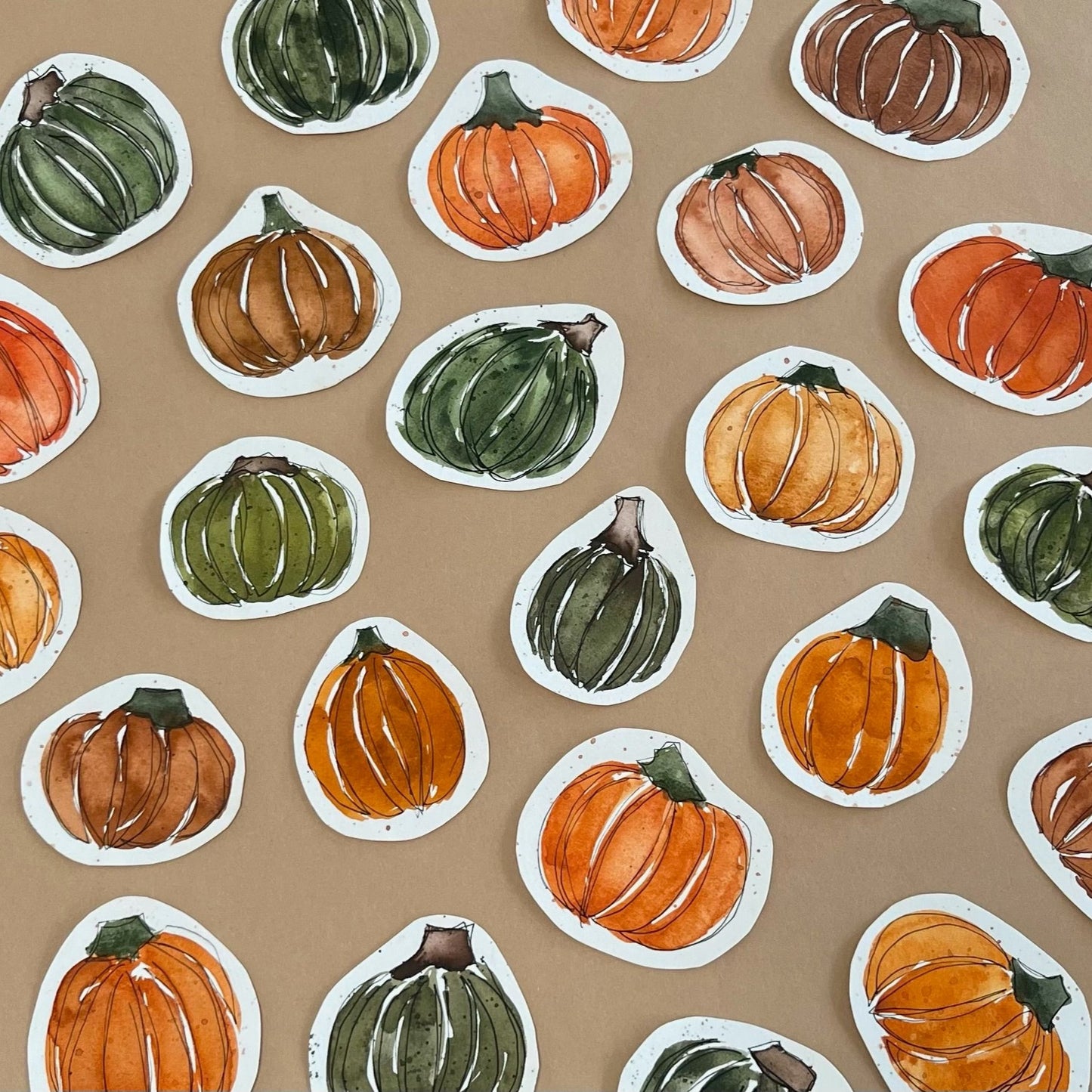 Pumpkin Place Card Set