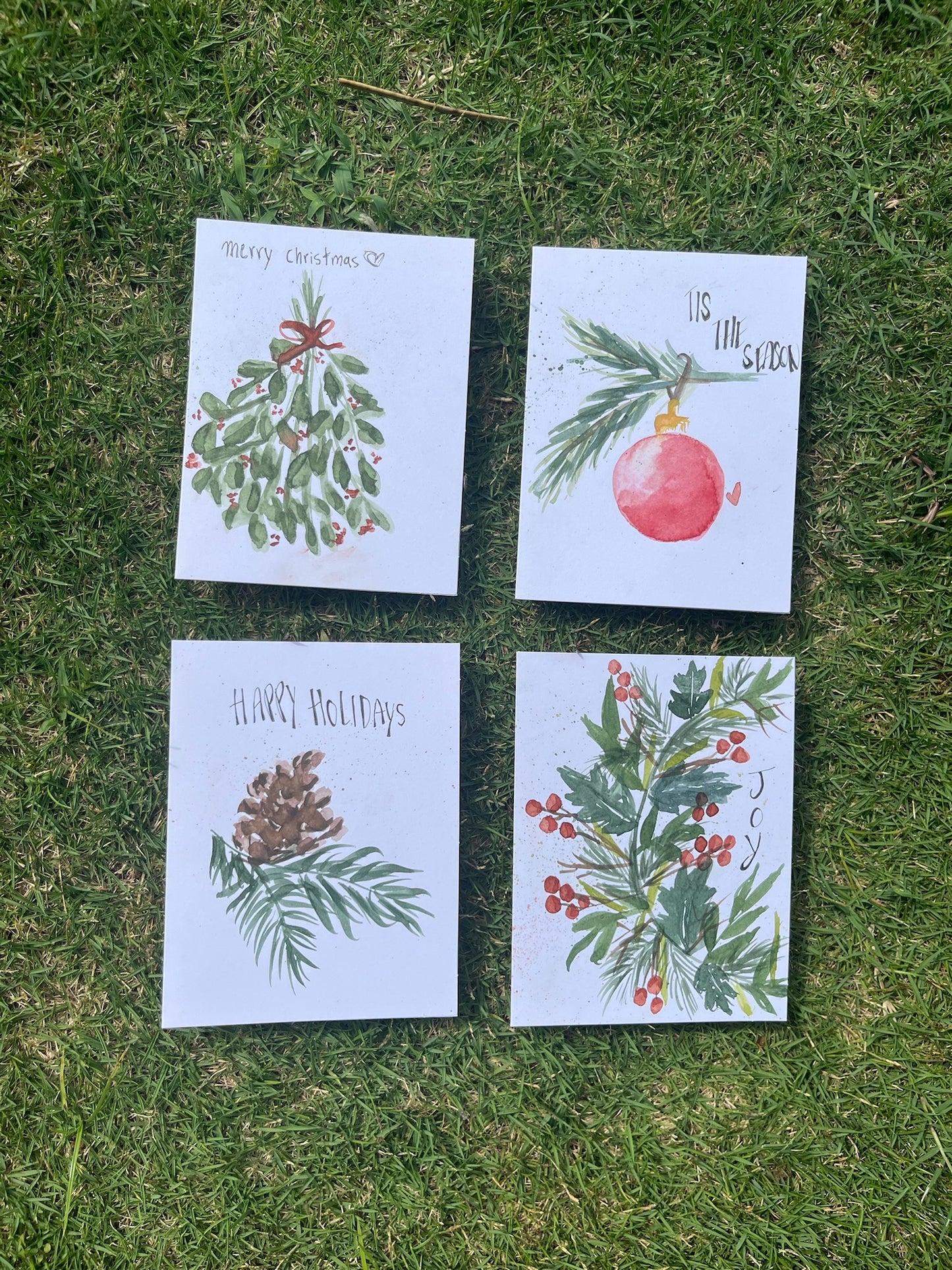 Holiday Greeting Cards 4 pack