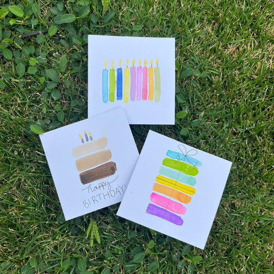 Mini birthday cards